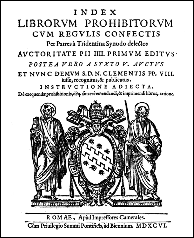 index librorum prohibitorum